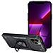Custodia Alta Protezione Con Anello Per Apple Iphone 13 Pro Black - Foto miniatura 1