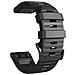Bracciale Garmin Fenix / Forerunner / Approach / Quatix Nero - Foto miniatura 7