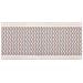 Tappeto Passatoia Tessuto Jacquard Linea Emozioni Dis. Zig Zag Twist Blu 57x500 Blu - Foto miniatura 1