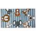 Tappeto Arredo E Gioco Antiscivolo Per Cameretta Bambini Disegno Animalii 115x175 Azzurro Topazio - Foto miniatura 1