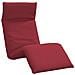 Lettino Pieghevole Rosso Vino 175x54x8,5 cm in Tessuto Oxford - Foto miniatura 1