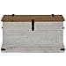 Cassapanca Halden Bianco 91x48x47 Cm In Legno Massello Di Pino - Foto miniatura 3