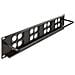Pannello Patch Tipo-d Da 19? Con 4 Piastre Tipo-d 86 X 86 Mm E 4 Porte 2u Nero - Foto miniatura 2