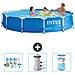 Piscina Fuori Terra - In Giro - 366x76 Cm - Blu - Include Accessori Coordinati A1541 - Foto miniatura 1
