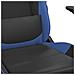 Sedia Da Gaming Massaggiante Nero E Blu In Similpelle - Foto miniatura 7