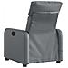 Poltrona Massaggiante Elettrica Reclinabile Grigio Similpelle - Foto miniatura 4
