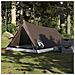 Tenda da Campeggio per 2 Persone Marrone Impermeabile - Foto miniatura 1