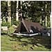 Tenda da Campeggio per 2 Persone Marrone Impermeabile - Foto miniatura 2