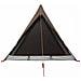 Tenda da Campeggio per 2 Persone Marrone Impermeabile - Foto miniatura 6