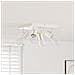 Faretto da soffitto 4 vie regolabile in nichel spazzolato E27 - Foto miniatura 2