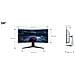 R83 34R83Q Monitor PC 94 cm (37") 3440 x 1440 Pixel LED Nero, Bianco - Foto miniatura 4