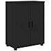 Set di mobili per il bagno 4 pcs Nero 30 x 35 x 192 cm - Foto miniatura 7