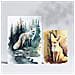 Set Di 6 Stampe Illustrazioni Di Animali Di Foreste E Savane In Paesaggi Naturali, Design D'interni Realistico In Stile Acquerello A3 & A4 Senza Cornice - Foto miniatura 2