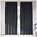 Tende con tende 2 pcs Grigio scuro 140 x 225 cm Velluto - Foto miniatura 2