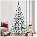 Albero di Natale Artificiale con Rami Pieghevoli Bianco 240 cm - Foto miniatura 2