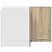 Armadio pensile Riga Quercia Sonoma e Bianca 57 x 57 x 40 cm - Foto miniatura 7