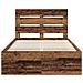 Struttura del letto Legno vecchio 120 x 190 cm Pino massello - Foto miniatura 7