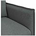 Divano 2 pcs Grigio scuro 196 x 82 x 85 cm Tessuto - Foto miniatura 7