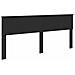 Struttura del letto Nero 200 x 200 cm Legno Ingegnerizzato - Foto miniatura 7