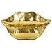Soprammobile Mouth Lip Oro In Resina A Forma Di Labbra - Foto miniatura 1
