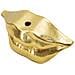 Soprammobile Mouth Lip Oro In Resina A Forma Di Labbra - Foto miniatura 3