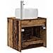 Mobile Lavabo da Parete Legno antico 49,5 x 44,5 x 66 cm - Foto miniatura 4