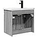 Mobile bagno con rubinetto Sonoma grigio 61 x 40 x 74,5 cm - Foto miniatura 7