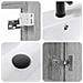 Mobile bagno con rubinetto Sonoma grigio 61 x 40 x 74,5 cm - Foto miniatura 8