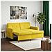Divano letto Giallo Tessuto - Foto miniatura 3