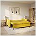Divano letto Giallo Tessuto - Foto miniatura 4