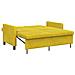 Divano letto Giallo Tessuto - Foto miniatura 6