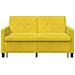 Divano letto Giallo Tessuto - Foto miniatura 7