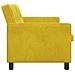 Divano letto Giallo Tessuto - Foto miniatura 8
