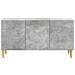 Mobile TV Grigio Cemento 99 x 34,5 x 50 cm Legno ingegnerizzato - Foto miniatura 4