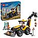 City 60480 Scavatrice da Cantiere Gialla, Veicolo Giocattolo con 2 Minifigure, Benna e Braccio Funzionanti, Regalo da 7+ - Foto miniatura 10