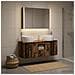 Set di Armadi da Bagno 4 pcs Legno antico Legno ingegnerizzato - Foto miniatura 2
