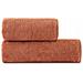 Asciugamano Liczi 2 - 70x140 cm - Rosso - 100% cotone egiziano - Ultra morbido e assorbente - Foto miniatura 4