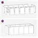 Vaso da giardino Verde Oliva 200 x 80 x 60 cm - Foto miniatura 6