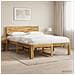 Letto matrimoniale con testiera ROSTOCK Bianco 140 x 200 cm - Foto miniatura 2