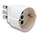 IPW-ADP10 - Adattatore schuko Spina 2P+T 10A-Presa Schuko 2P+T 16A - Foto miniatura 1