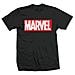 Marvel Comics - Marvel Box Logo Nero (T-Shirt Unisex Tg. L)  - Foto miniatura 1