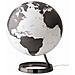 Mappamondo Luminoso L&c Bright Charcoal Metal, Grigio Scuro Diametro: 30cm  - Foto miniatura 1