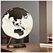 Mappamondo Luminoso L&c Bright Charcoal Metal, Grigio Scuro Diametro: 30cm  - Foto miniatura 4