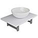 Set Mobili Da Bagno 2 Pz Ceramica Bianco - Foto miniatura 7