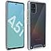 Cover Samsung Galaxy A51 Doppio Materiale Collezione Cristal Trasparente - Foto miniatura 1