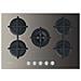 Piano Cottura ING 72T / TD a Gas 5 Fuochi Gas Colore Marrone - Foto miniatura 1
