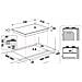 Piano Cottura ING 72T / TD a Gas 5 Fuochi Gas Colore Marrone - Foto miniatura 2