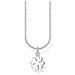 , Collana Da Donna In Argento Sterling 925, Con Quadrifoglio, Lunghezza 38-45 Cm - Foto miniatura 1