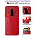 Custodia Compatibile Con Samsung Galaxy S9 Plus In Rosso Amarena - Coperchio Protettivo In Silicone Tpu E Copertura In Finta Pelle, Con Scomparto E Slot Per Carte Di Credito Estraibili - Foto miniatura 3