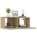 Mobili TV 2 pz Rovere Sonoma 80x30x30 cm in Legno Multistrato - Foto miniatura 3